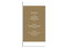 Vorderseite, Menükarte zur Hochzeit (DIN Lang-Karte, zweiseitig), Motiv Prag, Farbversion: beige