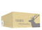 Weihnachtskarten für Unternehmen Holy Moose, Außenansicht in Grau