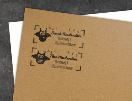 Schulstempel Eule