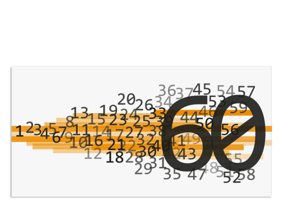 Einladungskarten Technik zum 60. 