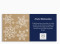 Firmen-Weihnachtskarte Geometrics (Postkarte), Rückansicht in dunkelblau