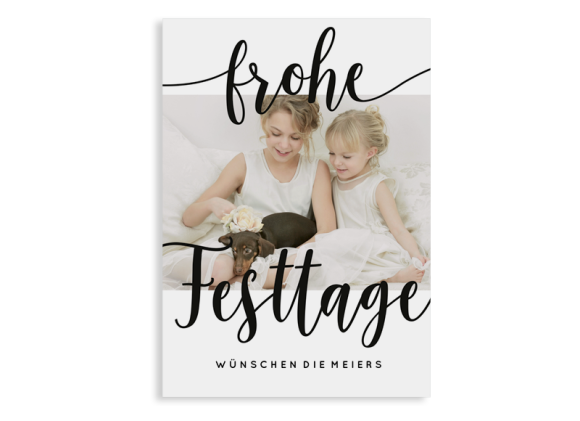 Weihnachtskarte "Wunsch" Postkarte A6