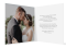 Hochzeitsdanksagungen (Klappkarte quadratisch - 300 x 150 mm), Motiv: Gent Pure, Innenansicht, Farbvariante: grau
