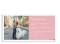 Hochzeitsdanksagung Nizza, Postkarte DL mit Foto, Rückseite, Farbversion: puder