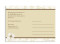 Rückseite, Einladungs-Postkarte zur Hochzeit, Motiv Oxford, Farbversion: beige/braun