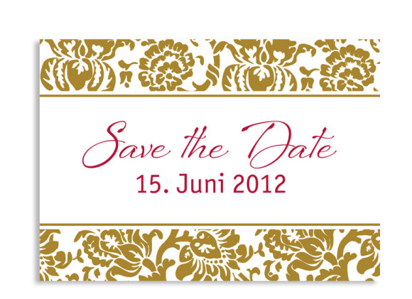 Save-The-Date-Hochzeitskarte Barcelona (Postkarte A6)