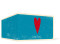 Hochzeitsdanksagung, Vintage Heart, Außenansicht, Farbversion: blau