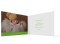 Babykarte, Motiv: Lenchen/Lenhard, Innenansicht, Farbversion: grün