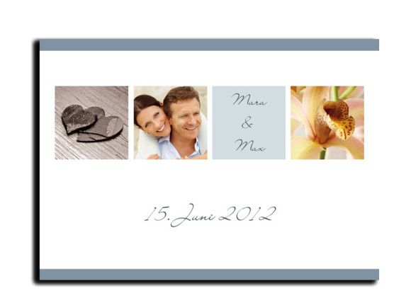 Save-The-Date-Karte Saint Tropez zur Hochzeit (Postkarte A6)