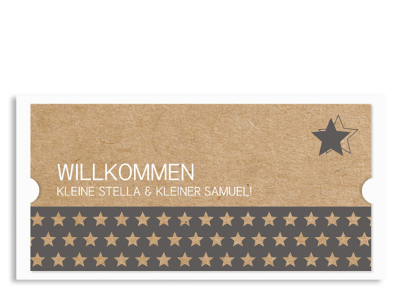 Zwillingskarten Stella/Samuel (Postkarte)