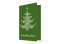 Weihnachtskarte Weihnachtsbaum für Firmen, Farbversion: grün