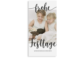 Weihnachtskarten "Wunsch" (Postkarte DL)