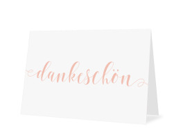 Danksagungskarten zur Konfirmation Calligraphy