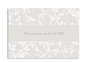 Save-The-Date-Hochzeitskarte Dubai (Postkarte A6) Beige