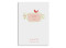 Geburtspostkarte, Motiv: Lenchen/Lenhard, Vorderseite, Farbversion: apricot