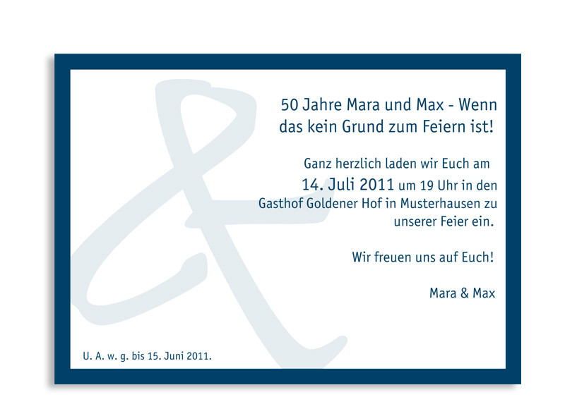 goldhochzeit texte