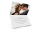 Einladungskarte Hochzeit (Klappkarte A6, unten offen), Motiv: Gent Pure, Innenansicht, Farbvariante: grau