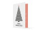  Weihnachtskarte für Firmen Origami in apricot