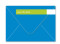 Umschlag Rückseite, Adressbanderole, Motiv Farbfläche, Farbversion: apfelgrün