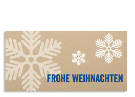 Weihnachtskarte Eissterne (Postkarte)