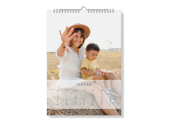 Wandkalender "Transparenz" A4 - Spiralbindung
