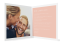 Hochzeitseinladungskarten (quadratische Klappkarte mit Foto), Motiv: Brisbane, Innenansicht, Farbvariante: apricot