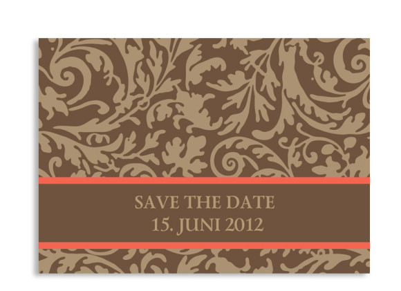 Save-The-Date-Hochzeitskarte Rokko (Postkarte A6)