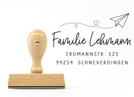 Familienstempel "Schneverdingen" (personalisiert)