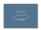 Einladung zur Kommunion (Postkarte A6 ohne Foto), Motiv: Zweig, Vorderseite, Farbvariante: dunkelblau