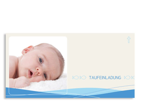 Einladungen zur Taufe Esther/Erik (Postkarte)