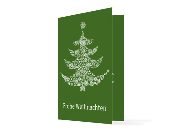 Firmen-Weihnachtskarte Weihnachtsbaum