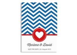 Save The Date Hamptons Heart