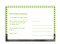Rückseite, Einladungs-Postkarte zur Hochzeit, Motiv Alpenglühen, Farbversion: grün