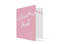 Hochzeitsdanksagung (quad. Klappkarte - 300 x 150 mm), Motiv: Malmö, Farbvariante: rosa