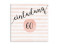 Einladungskarten 60. Geburtstag, Motiv: apricotDots 'n Stripes, (quadratische Postkarte), Vorderseite, Farbvariante: 