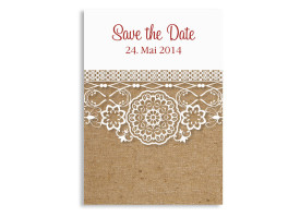 Save the Date Karten Heidelberg (Postkarte) Bordeaux