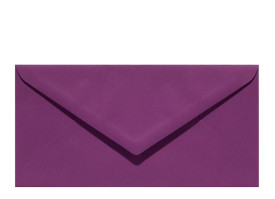 Umschlag DL (220 x 110 mm), aubergine