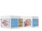 Geburtskarten Steffi/Steffen, Außenansicht der Farbversion: blau