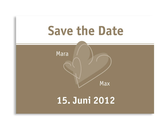 Save-The-Date-Karte London zur Hochzeit (Postkarte A6)