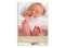 Vorderseite, Postkarte zur Taufe, Motiv Chrissi/Christian, Farbversion: beige