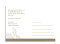 Rückseite, Einladungs-Postkarte zur Hochzeit, Motiv Oslo, Farbversion: beige