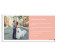 Hochzeitsdanksagung Nizza, Postkarte DL mit Foto, Rückseite, Farbversion: apricot
